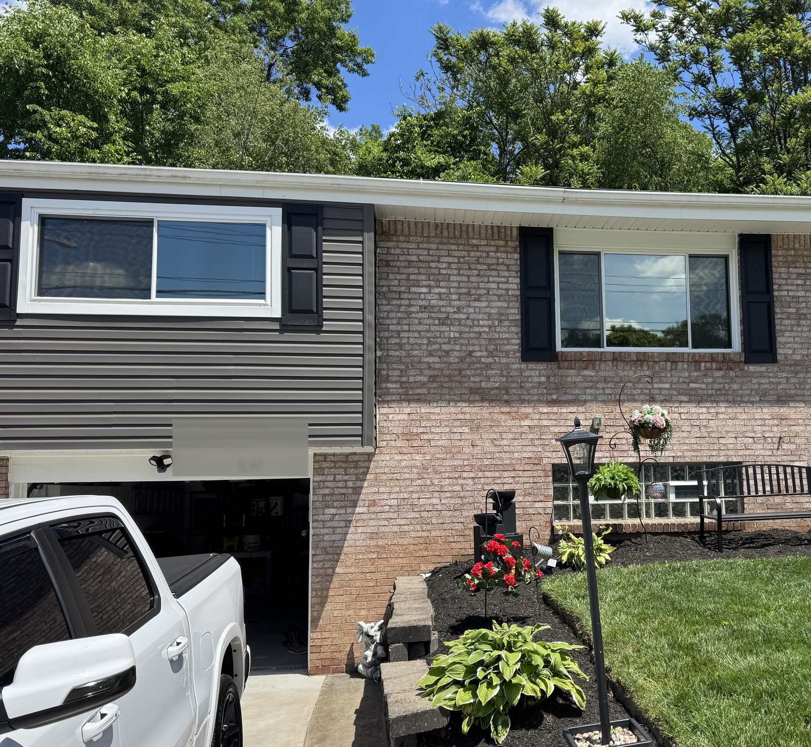 Home with reflective solar window film by Threshold