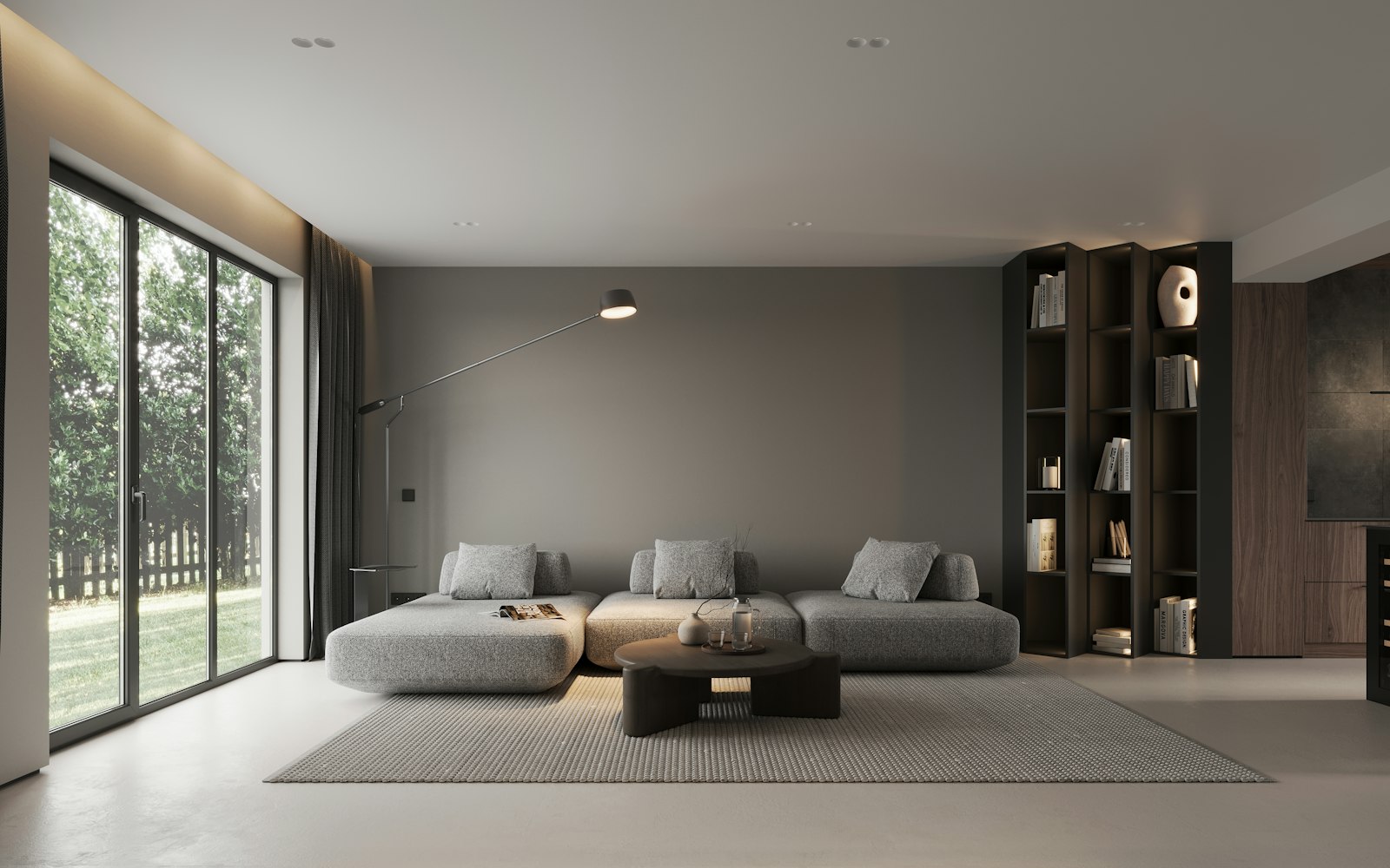 Modern residential living room